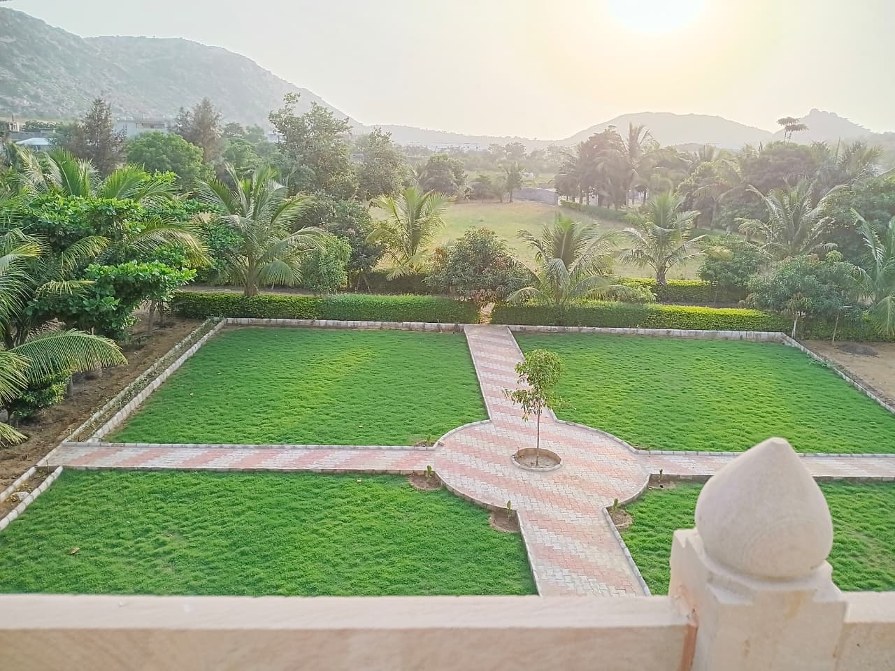 Landscaped Garden & Open Lawn view 3